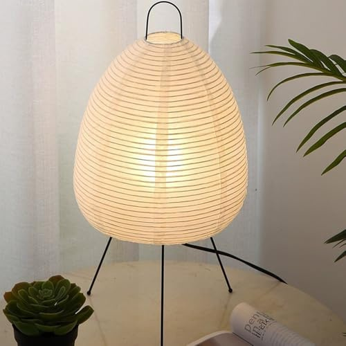 Chao Zan Schreibtischlampe Tischlampen Schreibtischlampen Lampenschirm Laternen Reispapier Lampenschirm Papier Nachttischlampe Lampe Reispapier E27 Stehlampe Tischleuchte Einfache Raumdekoration (B)