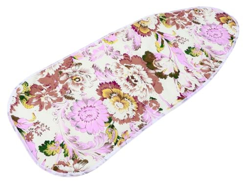 Cabilock Housse Repasser Élastique Motif Floral Protection pour Repassage Design Antidérapant Aux Fades
