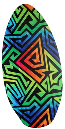 Amagogo Skimboard, Surfbrett Erwachsene, Surfboard Holz, Skimboarding, Stehendes Strandspielzeug, Skimboard für Männer, Frauen, Anfänger