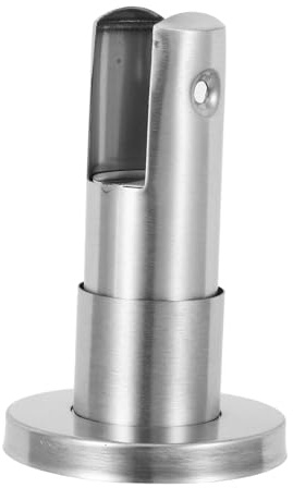 Ciieeo Partition Bracket Feet Metal Restroom Foot Bracket for Toilet Cubicles Stainless Steel Bathroom Partition Hardware Fitting