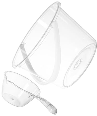 ibasenice Seau Multifonction Transparent 2 Pièces Avec Pelle, Seau D'eau Portable En Plastique Épais, Capacité Moyenne, Usage Domestique Et Salle De Bain, Pratique Pour Garçon Et Filles Et Dortoirs