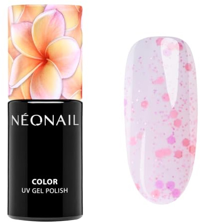 NÉONAIL Smalto Semipermanente Unghie 7,2 ml - Multicolore - Bloom Confetti Milky - Smalti Gel Per Unghie UV LED - Nail Polish - NÉONAIL Colori - Smalto Unghie