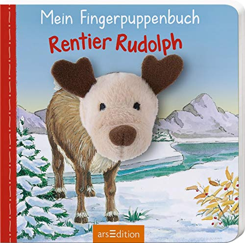 Mein Fingerpuppenbuch – Rentier Rudolph: Ein allererstes Spielbuch mit echter Plüschfingerpuppe für Kinder ab 24 Monaten (Fingerpuppenbücher)