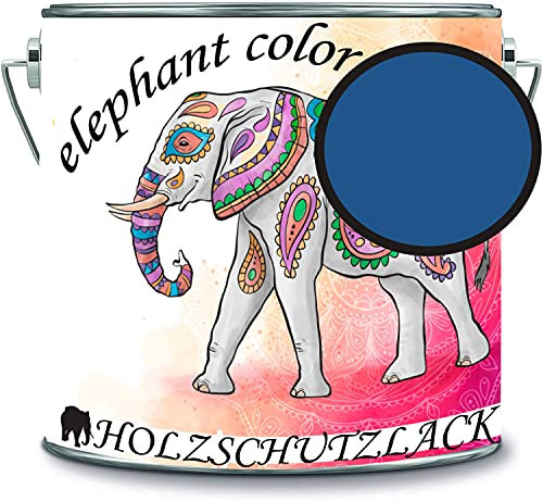 Vernice protettiva per legno per legno, resistente alle intemperie, protezione a lungo termine dagli agenti atmosferici, colore protettivo per legno RAL 5019 Capriblau // elephant color