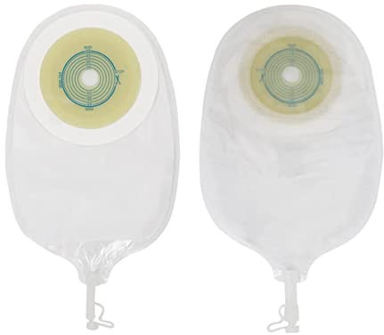 MJZYP 10 Stück Kolostomiebeutel, Einweg Drainagebeutel Stomabeutel, Kolostomiebeutel Einweg Stomabeutel Pflege, Für Kolostomie, Colostomy Ileostomie, Stoma Pflege(15-48mm)