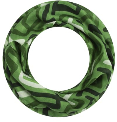 Majea Loop Schal Damen Schlauchschal Halstuch schmaler Loopschal (880051) (grün 4)