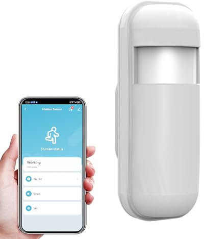JCHENG Sensor de movimiento del cuerpo humano para TUYA Zigbee Gateway exclusivamente, monitoreo remoto, duración prolongada de la batería, control de aplicaciones, automatización del hogar
