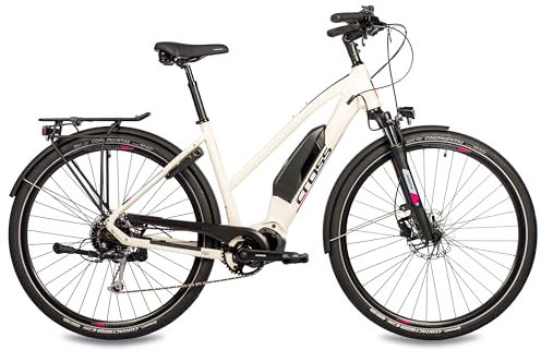 Airtracks 28 Zoll E-Bike Damen Trekking Fahrrad X-Tron SR1 City Elektrofahrrad Pedelec Mittelmotor Shimano STеPS E6100 Akku 504Wh 9 Gang Shimano ALIVIO RD-T4000-53 cm (Körpergröße 175-185cm)