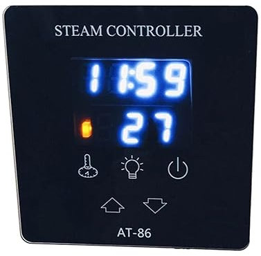 Generador de vapor para sauna en casa, Generador de baño de serie AT, controlador AT-86, controlador de de Sauna para ducha en sala de vapor en casa