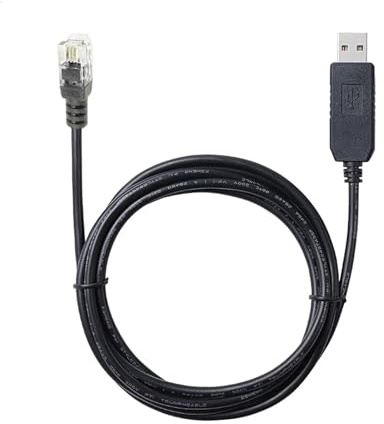 Hwmsza Iop-ron 4P4C RJ9 to USB RS232 Serial Cable for IEQ30 Pro IEQ45 Pro CEM60 Firmware Upgrade and Installation PC Control.(2.98m)