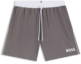 Boss Starfish 10259586 01 Short de Bain pour Homme, Gris foncé 025, M