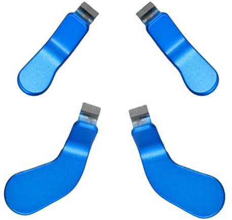 Elite Lot de 4 pagaies de manette pour Xbox Elite Series 2 pour manette Xbox Elite 2 Core, pagaies de déclenchement pour Xbox One Elite (bleu)