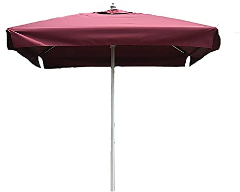 LSLYTQ Fabric Sun Umbrella,Round Garden Umbrella with Crank and 8 Sturdy Ribs for Outdoor Balcony good