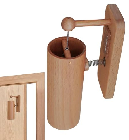 Sonnette pour ouverture de porte – 432 Hz – Carillon de porte pour entreprise lors de l'entrée – Sonnette adhésive sans fil pour maison, studio, intérieur et extérieur, portail, entrée, chambre