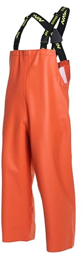 Herren Regenhose Brigg 44 Pro PVC 0,70 mm wasserdicht | Für gewerbliche Fischerei, 18.000 mm Wassersäule, extra robuste Ausführung, komfortable Passform