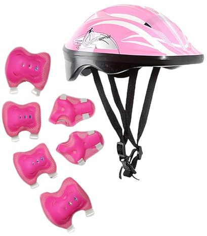 Attrezzatura Di Protezione Per Skateboard - Set Di Attrezzatura Protettiva | Set Dicaschi Perr Bambini, Kit Sportivo Perr Protezioni Disicurezza, Attrezzaturadi Protezione Con Motivi, Skateboar