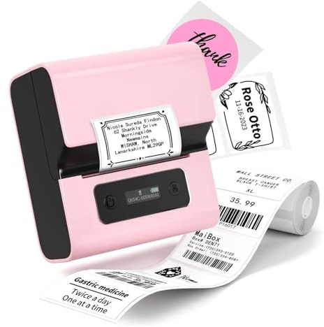 CCZRD Impresora De Etiquetas Inalámbrica Térmica M221, Mini Código Barras, Bluetooth, Fabricante, Impresoras Precio, Aplicación Gratuita Impresión Rápida Nítida Cada Etiqueta