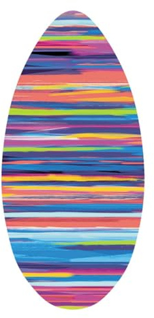 Wenoup Skimboard para Playa, Tabla de Madera Duradera de Calidad, Skimboard para Adolescentes, Adultos, Niños Y Principiantes, 30inch