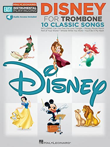 DISNEY - TROMBONE TROMBONE +ENREGISTREMENTS ONLINE: Easy Instrumental Play-Along - Trombone