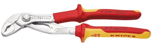 Knipex 34672 250mm VDE Cobra Chrome Waterpump Pliers