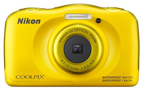 Nikon Coolpix S33 Appareil photo numérique compact 13,2 Mpix Écran LCD 2,7 Zoom optique 3X Jaune