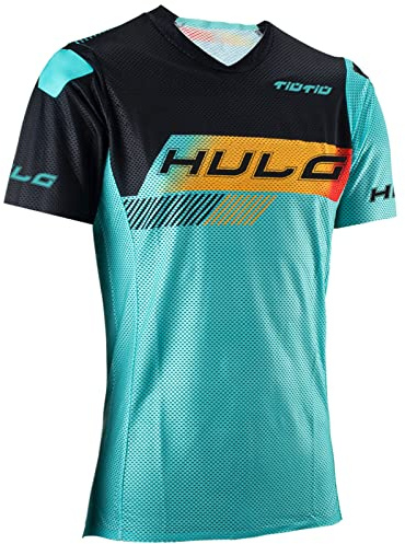 MTB-tröja för män, kortärmad, downhill-tröja, herrcykelkläder, cykelsport/motocross-kläder, mountainbikeskjorta, mjuk konsistens, fukttransport, MTB BMX (style-05, XXL)