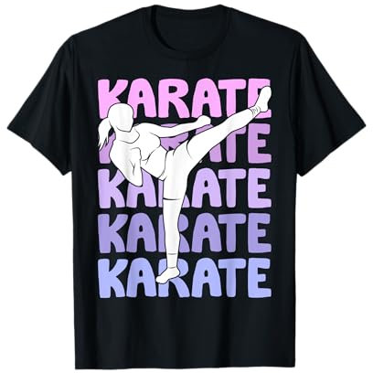 Karate Mädchen Damen Kinder T-Shirt