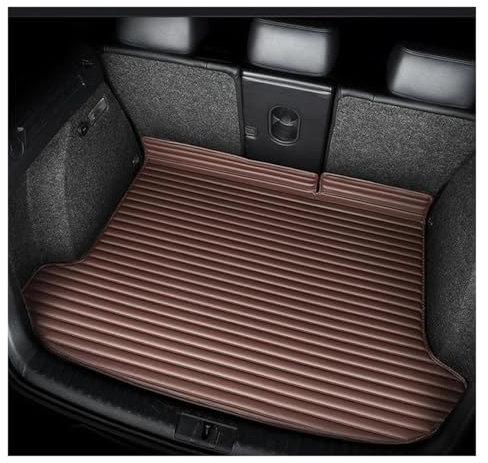 YFZNCPZI Kofferraummatte Für Autos Für Für Q7 5 Sitz 2006 2007 2008 2009 2010-2019 Auto-Styling Auto-Innenausstattung Antifouling-Pads Gepäckmatte(Coffee)