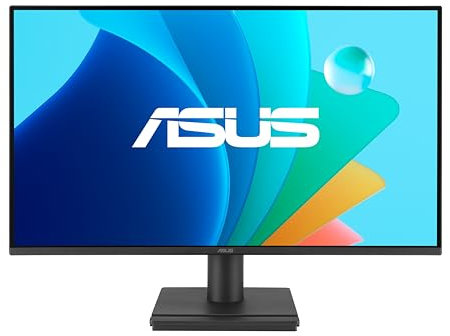 ASUS VA249HG Monitor Eye Care Gaming de 24, IPS, Full HD, 99% sRGB, sin Marco, 120 Hz, Adaptive-Sync, 1ms MPRT, HDMI, VGA, Baja emisión de luz Azul, antiparpadeo, montable en Pared