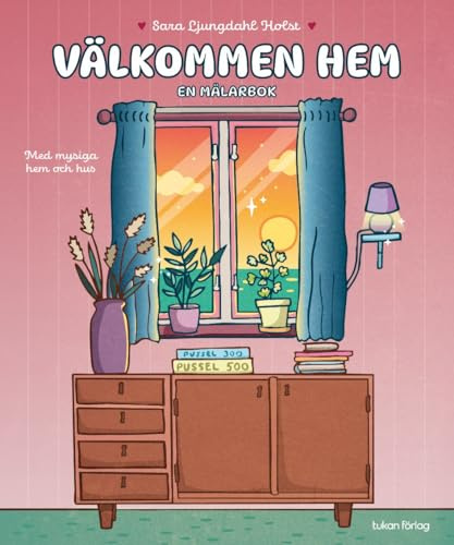 Välkommen hem : En målarbok med mysiga hem och hus