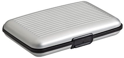 Deluxe Kreditkarten Etui Alu Case Wallet Silber