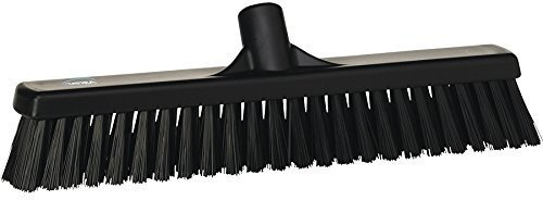 Vikan 31749 Broom, 410 mm, Soft/hard, Black
