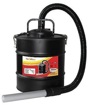 GrecoShop Aspiratore Aspiracenere Pellet 800W 18 LT con Funzione Soffiatore