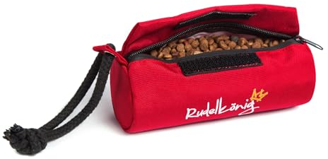 Rudelkönig Futterbeutel für Hunde - Apportierbeutel für Hundetraining - Robuster Futterdummy Hunde für Leckerlies - Dummy Hundetraining
