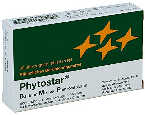 Phytostar Baldrian Melisse Passionsblume 150 m/125 mg/110 mg