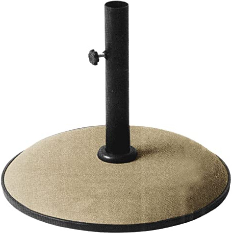 GLDC Base en béton pour parasol Kroma rond Couleur beige 25 kg