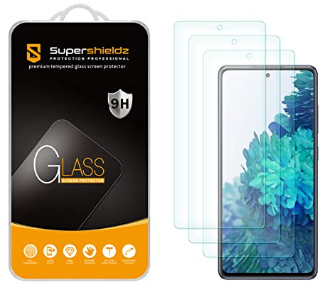 Supershieldz (3 Pack) Designed for Samsung Galaxy S20 FE 5G Tempered Glass Screen Protector, Anti Scratch, Bubble Free