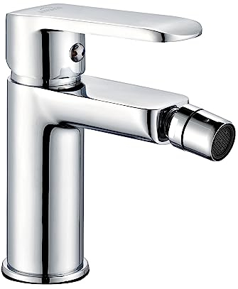 KOLMAN Bidetarmatur Bidetbatterie Chrom SIROS Wasserhahn Bidetmischer Bidetbatterie