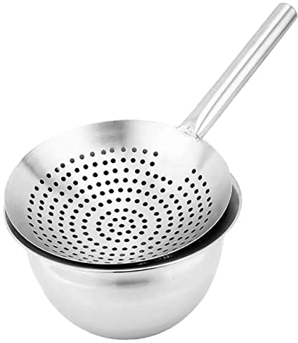 BESTonZON Colador De Aceite Malla Acero Herramienta Cocina Resistente Al Desgaste