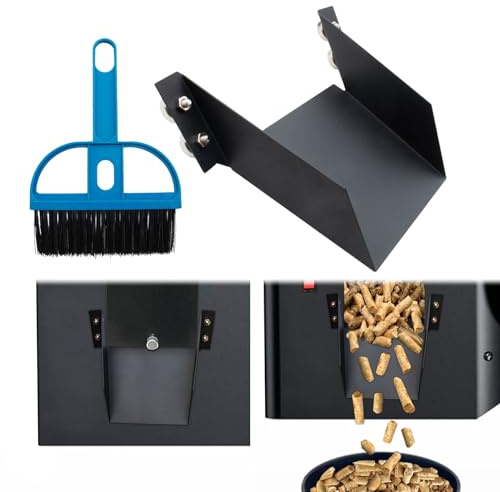 Pellethelfer Schütte für Traeger Pellets Grill, Magnetischer Pellethelferschacht für Pelletsmoker, Zubehör für Traeger Smoker Grill Ironwood 885, Pro Series 34, Series 22, D2 575, 780