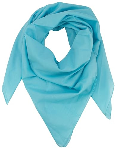 fashionchimp BASIC-Baumwolltuch in Uni-Farben, Unisex-Halstuch aus 100% Baumwolle, quadratisch, Damen und Herren