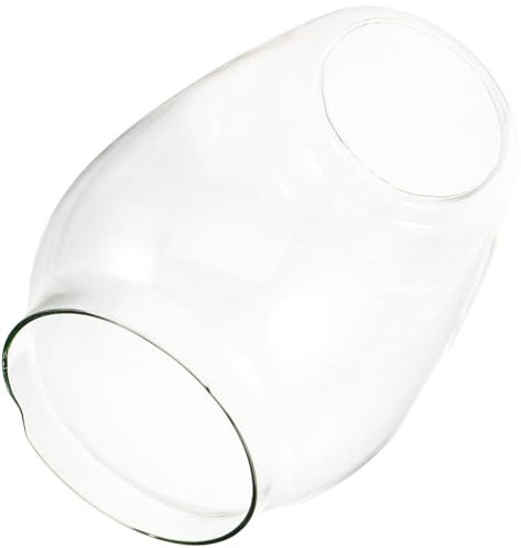 Retro Glas Öllampen Zylinder mit Hitzeschutz und Windschutz