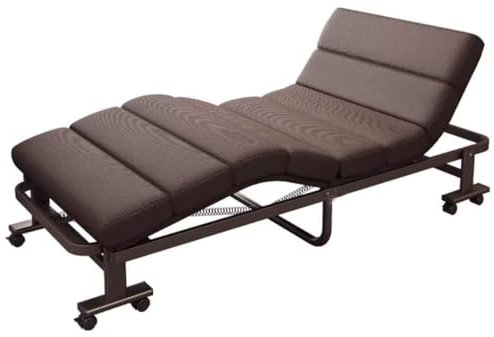 Reisebett Erwachsene Klappbar Tragbares Klappbett Mit Stahlrahmenunterstützung Gästebett Klappbar Metallrahmen Klappbetten Mit Rollen Reisebett(187 * 80 * 35cm)