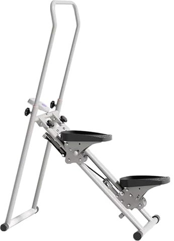 CASEGO Treppensteiger-Trainingsgerät, Treppensteiggerät, faltbares Trittgerät, vertikales Klettergerät mit LCD-Display und Lenker