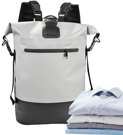 Wasserdichter Seesack, 25 l, wasserdichter Roll-Top-Verschluss, Trocken-Rucksack, für Camping, Outdoor, Bergsteigen, Strand, Fitnessstudio, Sport, Radfahren