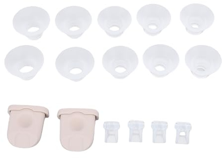 HEEPDD Membrana per Inserti per l'allattamento Al Seno, Parti di Ricambio per Tiralatte Indossabili con Silicone Silicone Liquido Sicuro Antiriflusso per Inserti Flangiati da 13/15/17/19/21 Mm