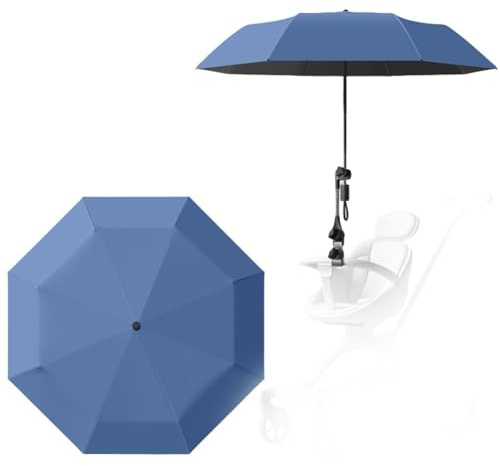 EpheyFIF Ombrellone parasole per passeggino UPF 50+: elegante protezione UV per passeggino bambino