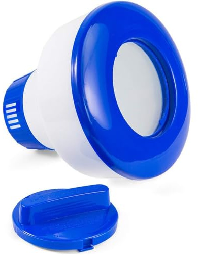Shungong Distributeur de comprimés flottant de piscine de 20,3 cm pour chlore et brome