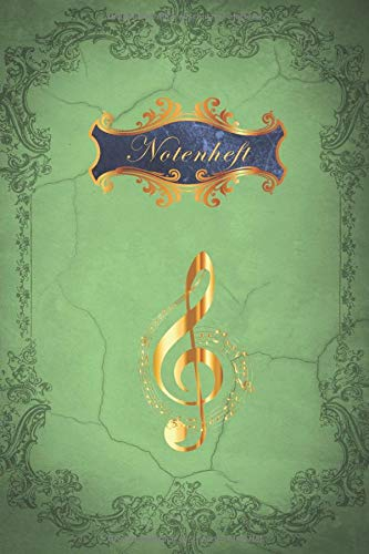 Notenheft: Notenheft für Lehrer Musiker und Komponisten/ 80 Seiten /Blanko Notenpapier Manuskript /Piano /Gitarre/ Violine/ Keyboard / 6x9 Forma DIN A5/Soft Cover matt