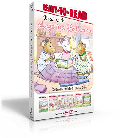 Read with Angelina Ballerina: Angelina Ballerina and the Tea Party; Angelina Ballerina Tries Again; Sleepover Party!; Cupcake Day!; Practice Makes Perfect; Angelina Ballerina and the Art Fair